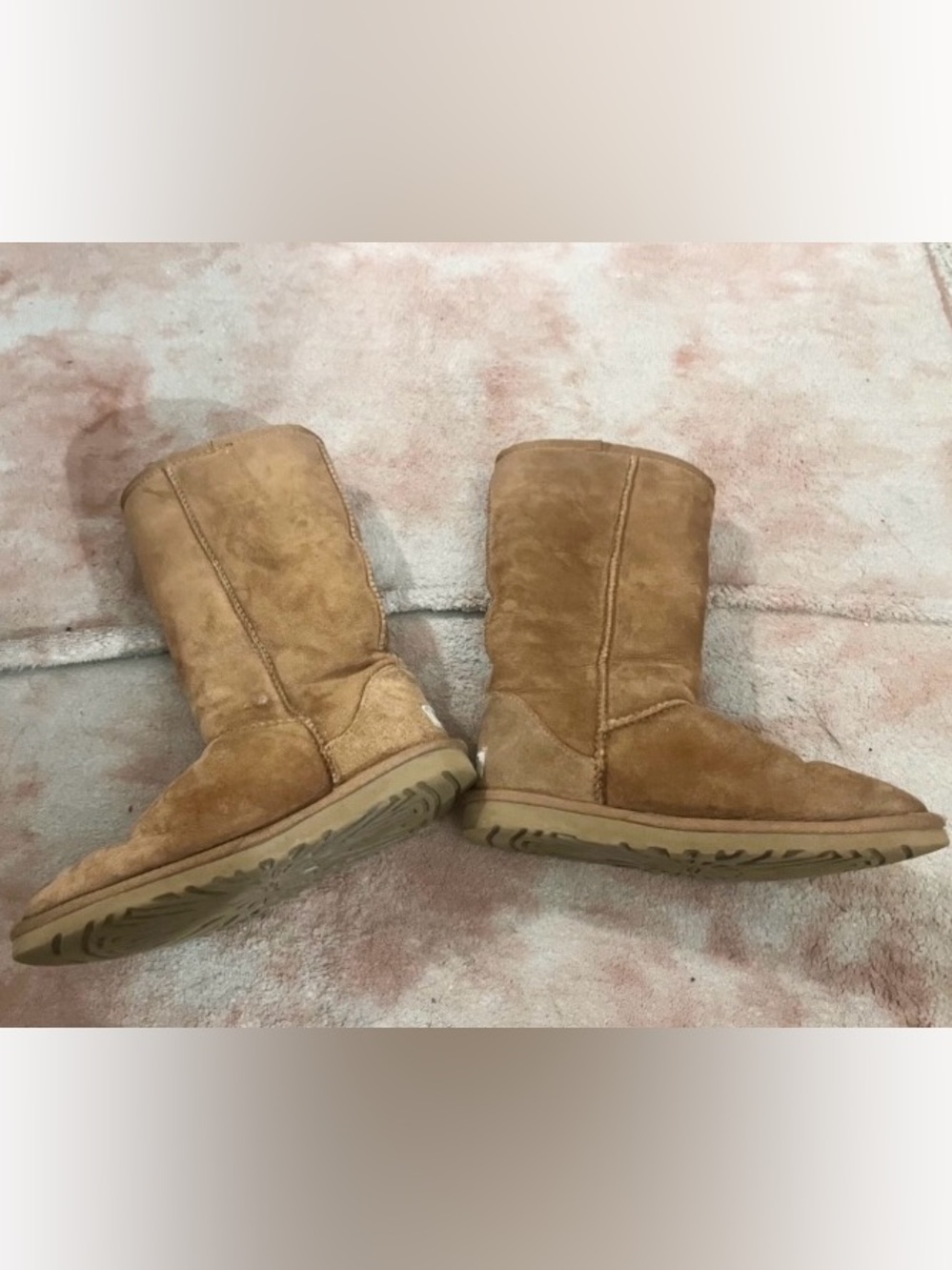 UGG Women's Tall Shearling-Lined Boots in Chestnut Suede